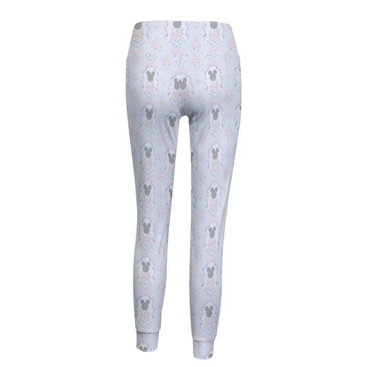 Blue Grandmillenial Women's Yoga Pants