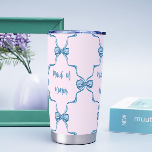 Bow Trellis Maid of Honor Tumbler 20oz