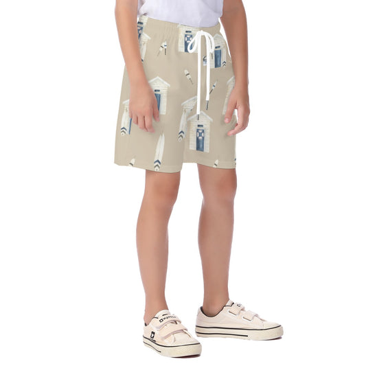Khaki Beach Houses & Boards Kid's Beach Shorts