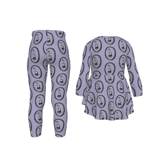 Mary Frame Girls LS Pants Set