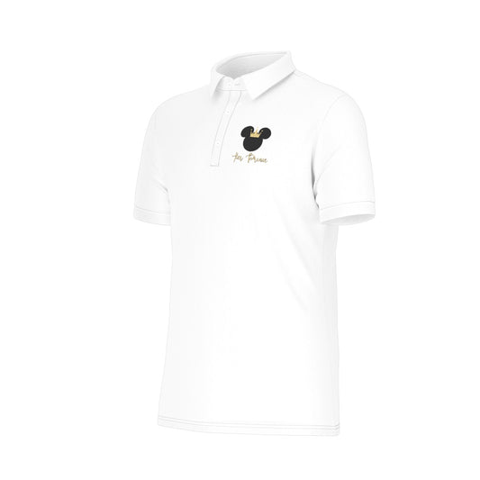 Her Prince Men's Stretch Collar Polo Shirt