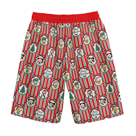 Classic Christmas Frames Mens Straight Casual Short