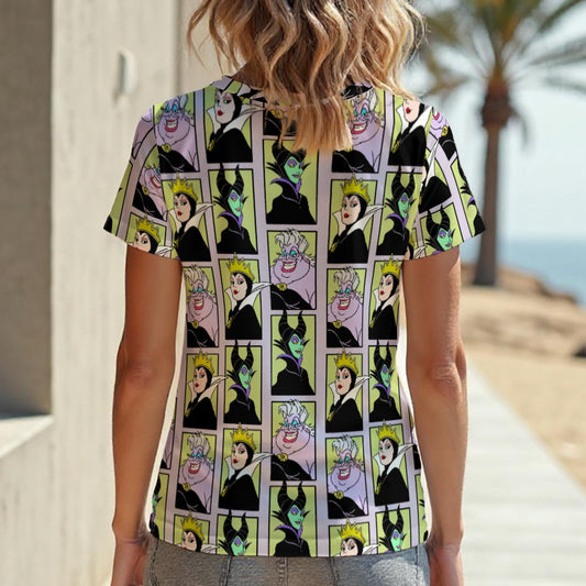 Villain Portraits Women‘s V-neck T-Shirt