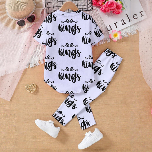 Kings Kids' Casual Top and Pants Set