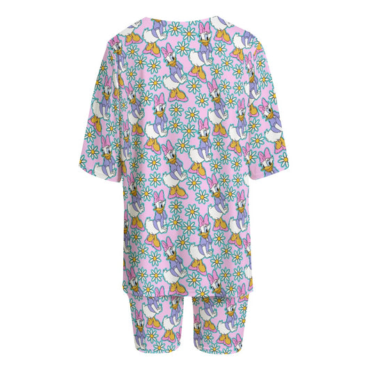 Daisy in Daisies Women's T-shirt Set With Short Sleeve