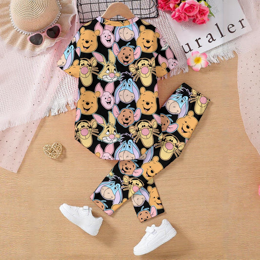 Winnie & Friends Kids' Casual Top and Pants Set
