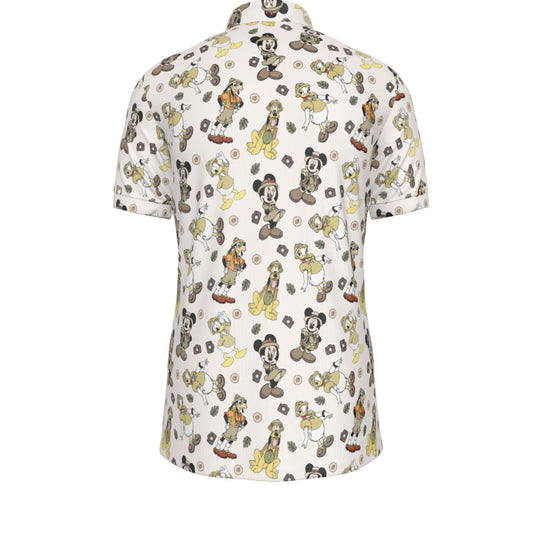 Safari Men's Stretch Collar Polo Shirt