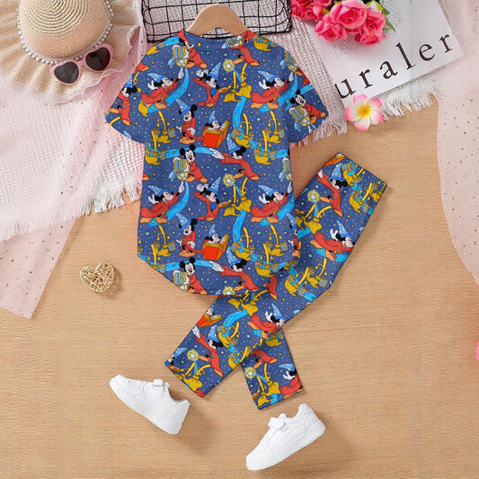 Sorcerer in Action Kids' Casual Top and Pants Set