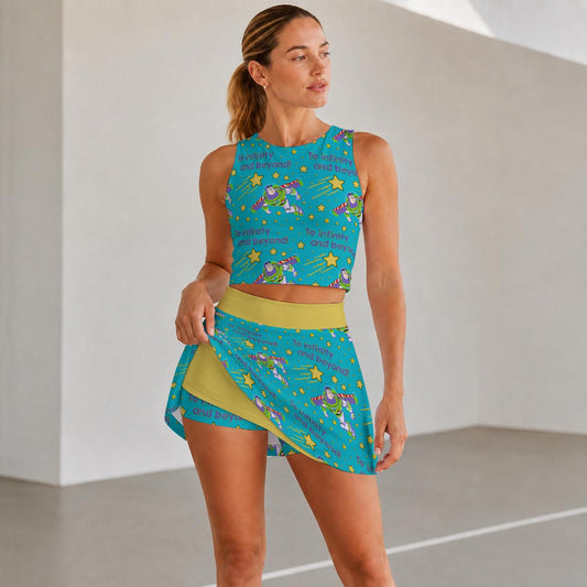 To Infinity & Beyond Women's Sports Tank & Skort Set