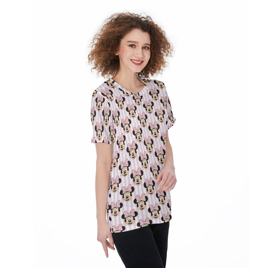 Matching Minnie Women's Round Neck T-Shirt