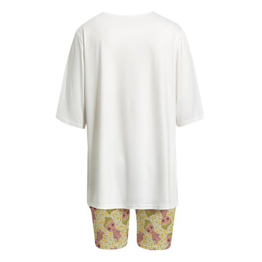 Baby Tree Women's T-shirt Set With Short Sleeve