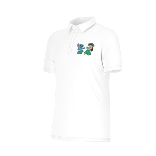 Alien & Friend Men's Stretch Collar Polo Shirt
