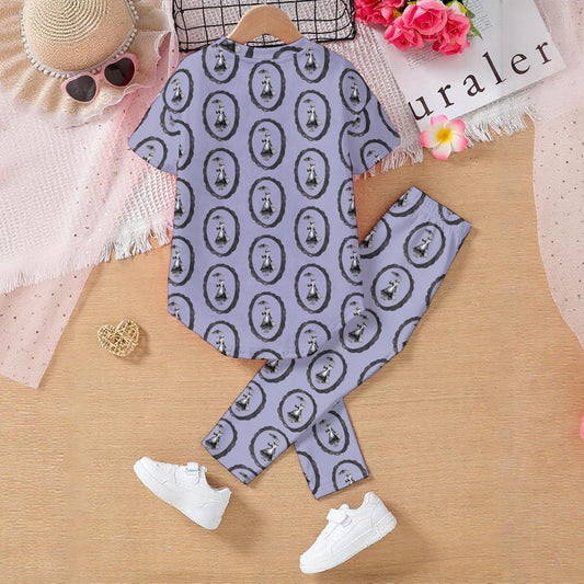 Mary Frame Kids' Casual Top and Pants Set