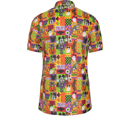 Trick or Treat Friends Men's Stretch Collar Polo Shirt