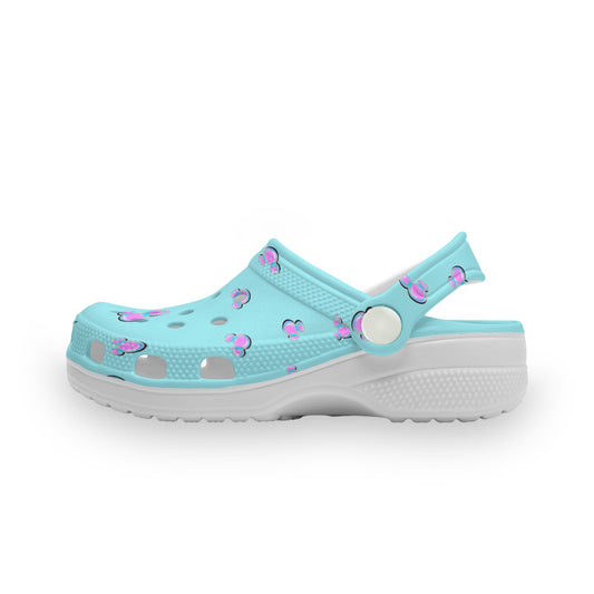 Aqua Neon MM Children's Hole Shoes