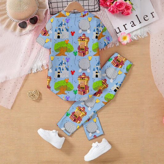 Blue Parks Kids' Casual Top and Pants Set