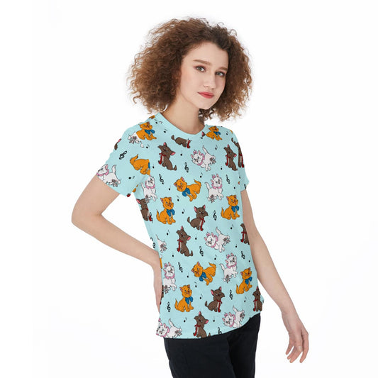 Aqua Cats Women‘s t-Shirt