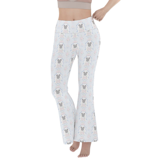 Blue Grandmillenial Women's Flare Yoga Pants