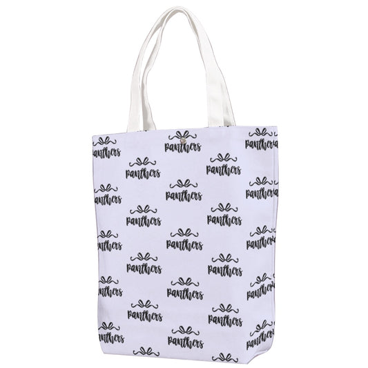 Panthers Canvas Bag With Shoulder Strap