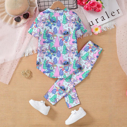 Holiday Alien Kids' Casual Top and Pants Set