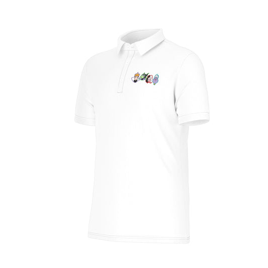 Villains Men's Stretch Collar Polo Shirt
