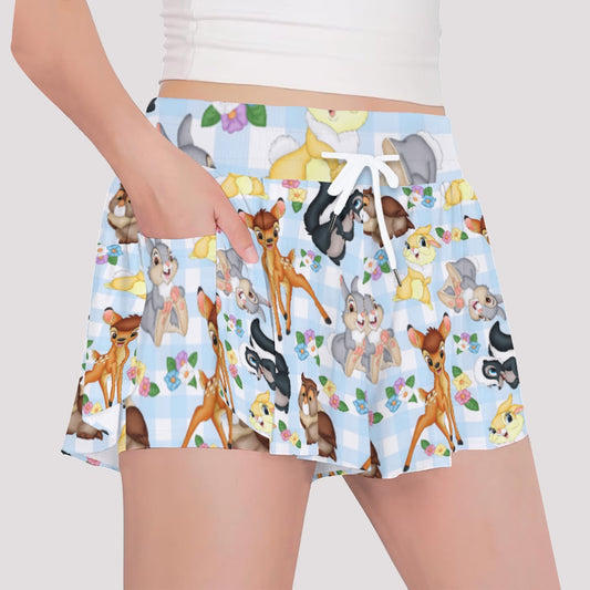 Forest Friends Girls' Sports Culottes