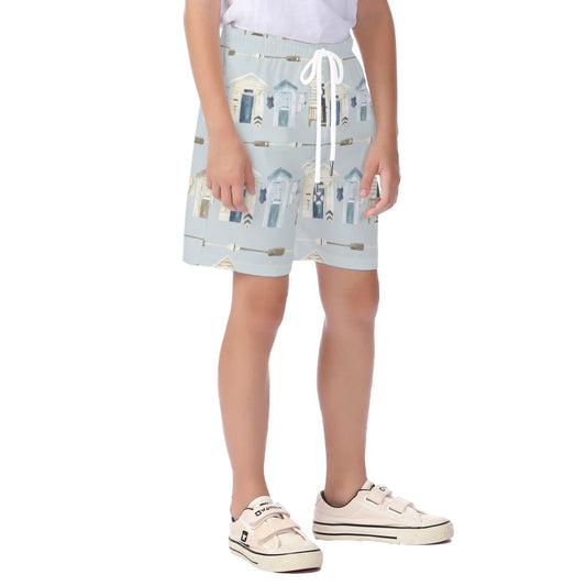 Beach Houses & Oars Kid's Beach Shorts