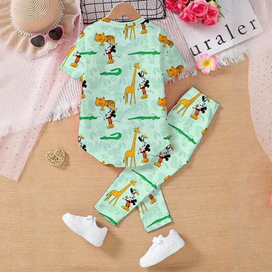 Artist MM Kids' Casual Top and Pants Set