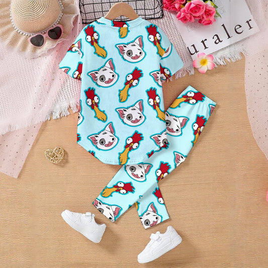 Island Friends Kids' Casual Top and Pants Set