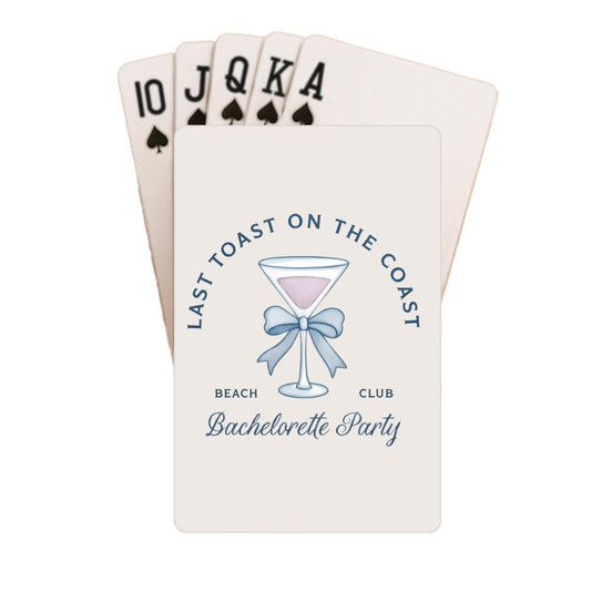 Last Toast on the Coast Playing Cards