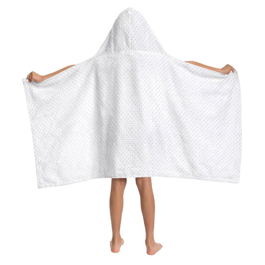 Charlotte Dot Kids Hooded Towel Poncho