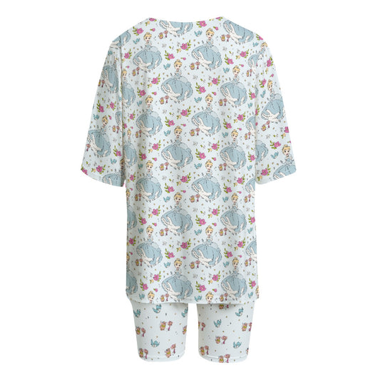 Cindy & Friends Women's T-shirt Set With Short Sleeve