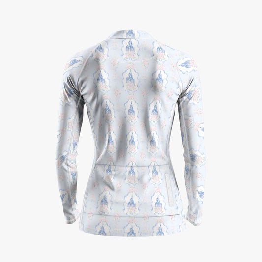 Grandmillenial Castle Raglan Women's Cycling Jersey With Long-Sleeve