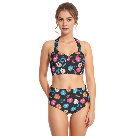 Coco Women's Swimsuit Set With Halter