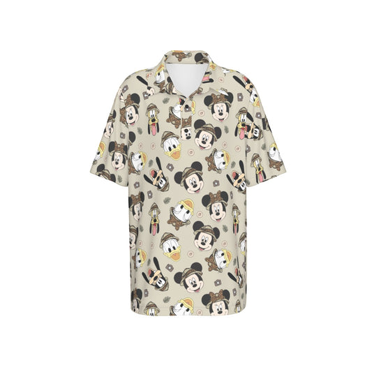 Safari Faces Polo Collar Jersey |210GSM