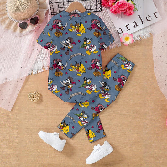 A Pirate’s Life For Me Kids' Casual Top and Pants Set
