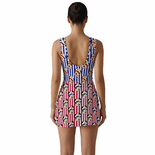 Sailors Women's Sleeveless Bodysuit Dress
