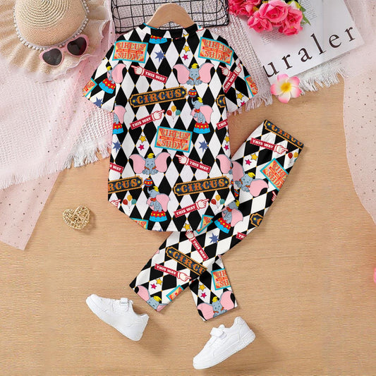 Circus Friends Kids' Casual Top and Pants Set