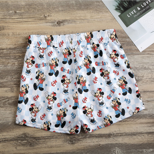 Checkered Cruising MM Women's Casual Shorts