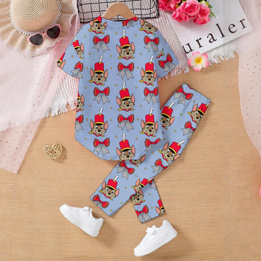 Circus Mouse Kids' Casual Top and Pants Set