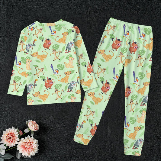 King of the Savannah Kid's Sleep Pajamas