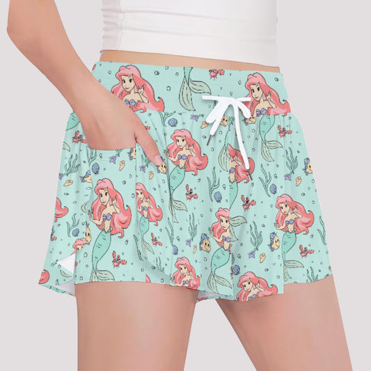 Under the Sea Girls' Sports Culottes