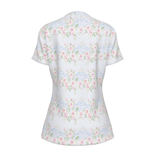 Grandmillenial Rose Women's Round T-Shirt