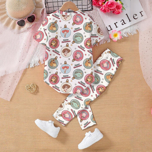 Christmas Toys Kids' Casual Top and Pants Set