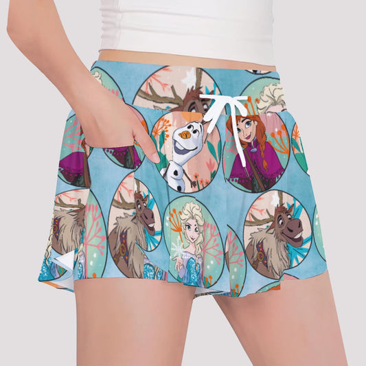 Blue Sisters & Friends Girls' Sports Culottes