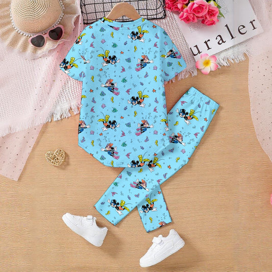 Scuba MM Kids' Casual Top and Pants Set