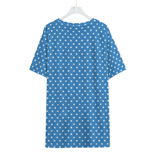 Blue Dots Men's Crew Neck T-Shirt