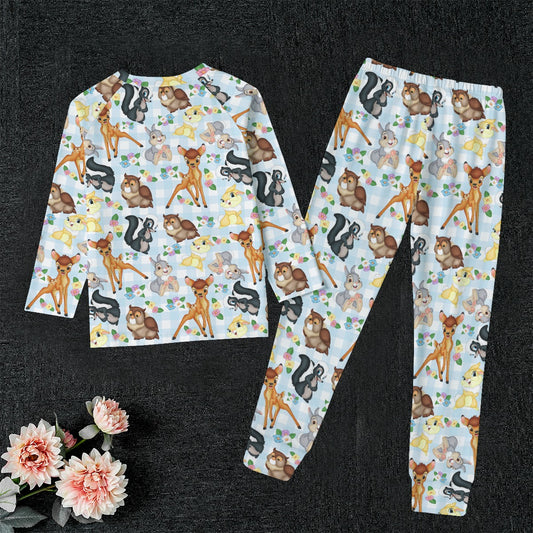 Forest Friends Kid's Sleep Pajamas