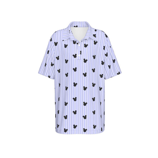 Blue Stripe Boys Polo Collar Jersey |210GSM