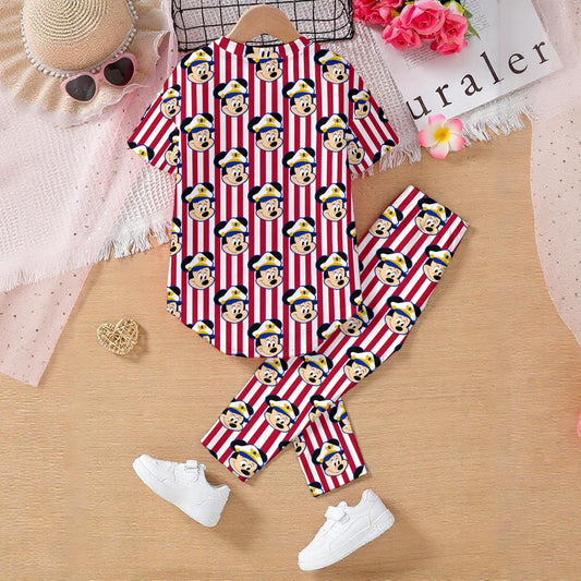 Sailor MM Kids' Casual Top and Pants Set